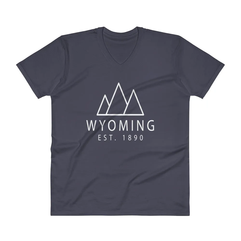 Wyoming - V-Neck T-Shirt - Established